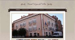 Desktop Screenshot of hostalvirgendelvillar.es